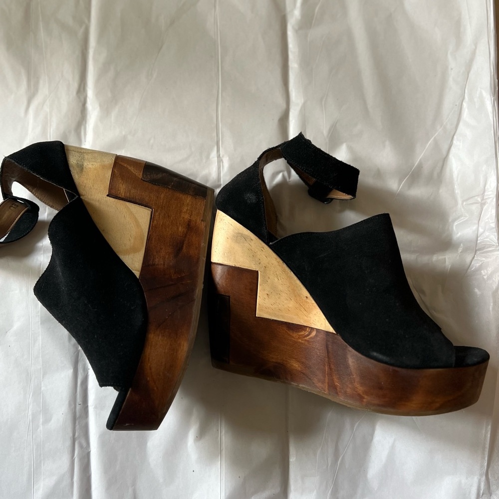 Chilean Wood Wedge Heel